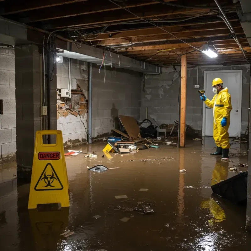 Flooded Basement Electrical Hazard in Boulevard Park, WA Property